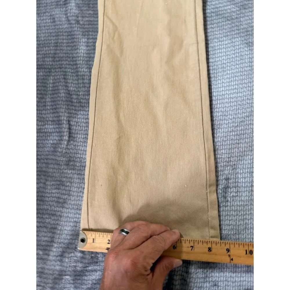 True Religion Cargo SN Bootcut Pants Travertine Tan Beige Size 30X32.